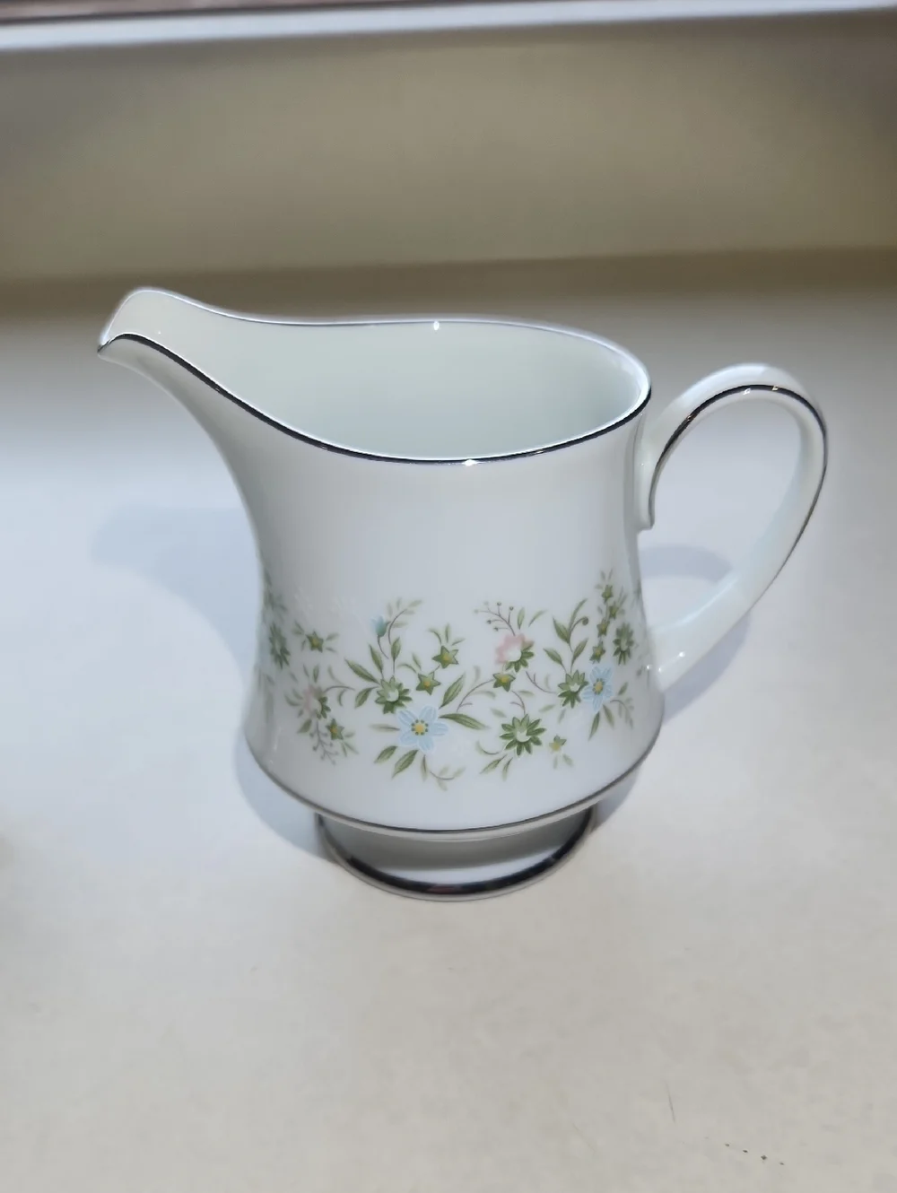 Vintage Noritake Savannah Pattern Made In Japan With Platinum Rim